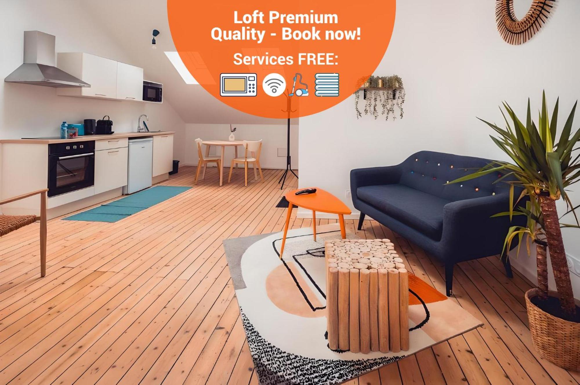 Loft Lumineux Tres Spacieux - Parking Gratuit Châteauroux Kültér fotó